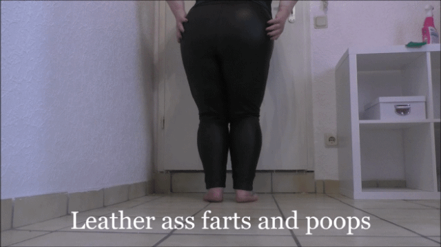 Leather Ass - Farts and Pooping  *Uncensored*